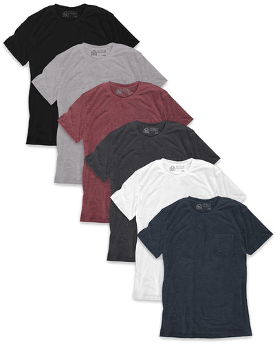 Custom 6 Pack Pocket Tee - Non-Branded-Front