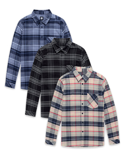 Custom 3 Pack Fairbanks Flannel