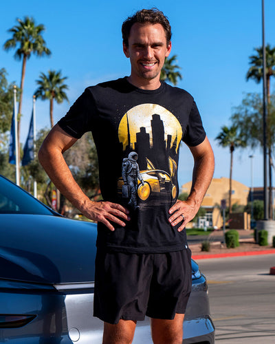 Golden Transit Glow-in-the-Dark Tee-Black-Regular-Lifestyle--Model---L