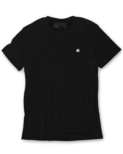 Basic Tee - Branded-Black-Regular-Mock--Model---M