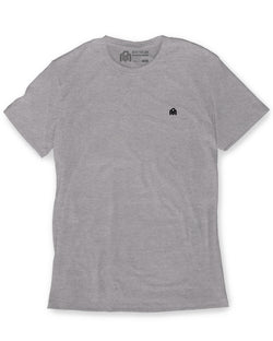 Basic Tee - Branded-Grey-Regular-Mock--Model---M