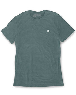 Basic Tee - Branded-Indigo-Regular-Mock--Model---M