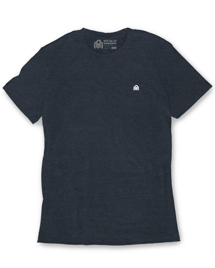 Basic Tee - Branded-Navy-Regular-Mock--Model---M