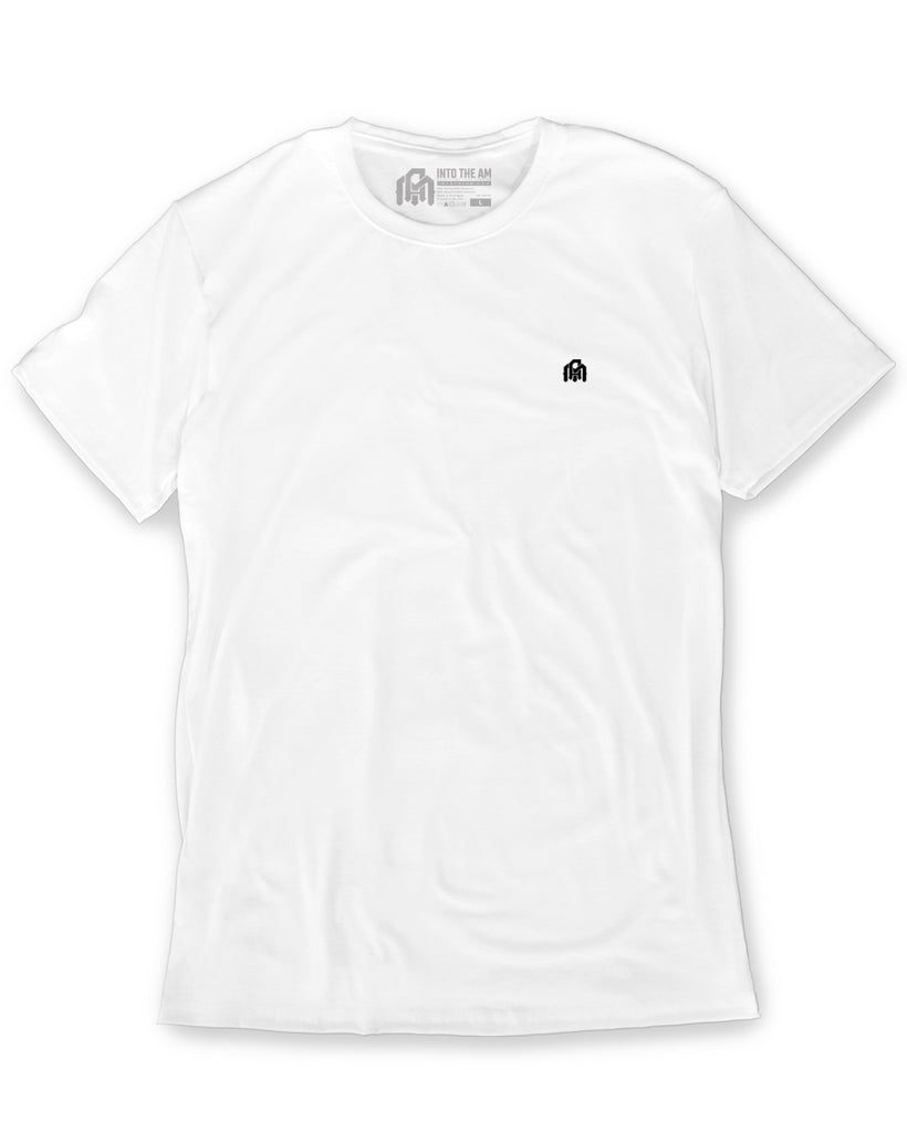 Basic Tee - Branded-White-Regular-Mock--Model---M