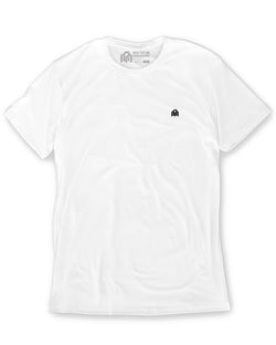 Basic Tee - Branded-White-Regular-Mock--Model---M