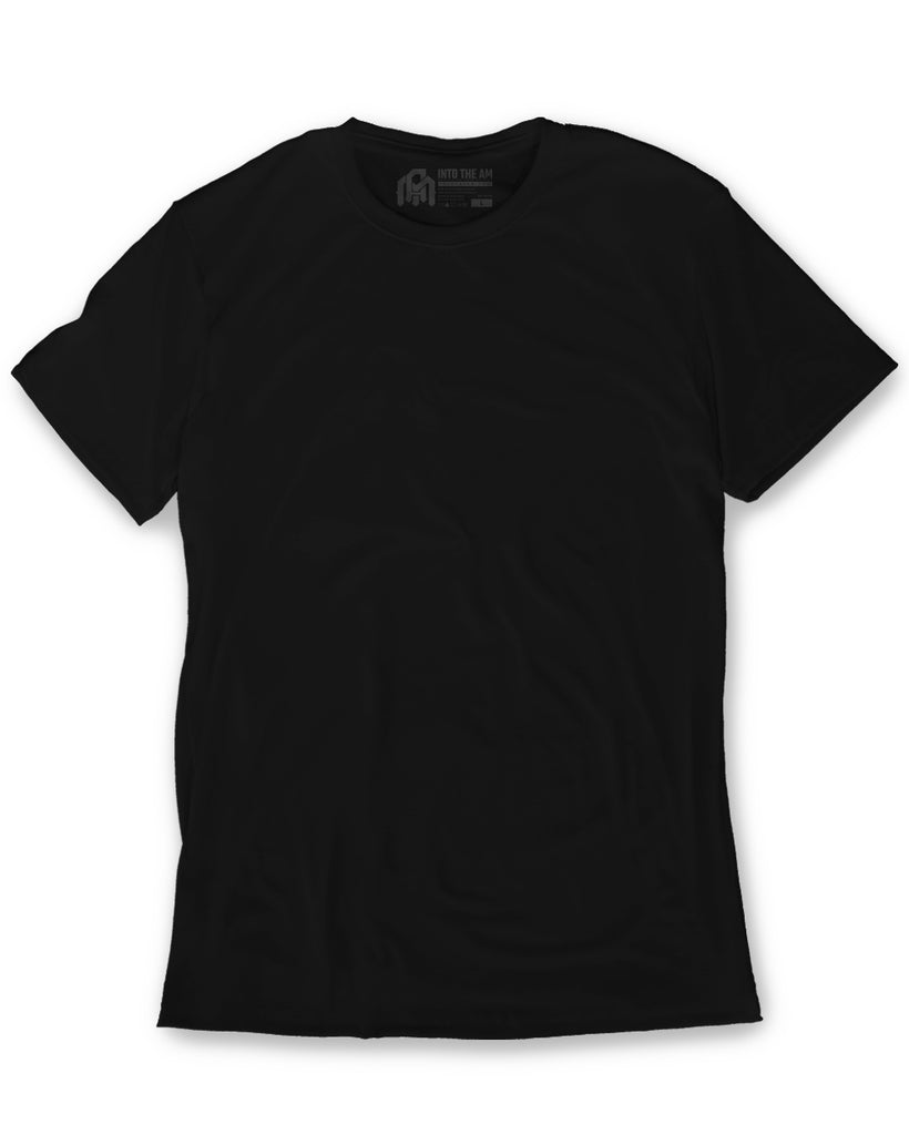 Basic Tee - Non-Branded-Black-Regular-Mock--Model---M