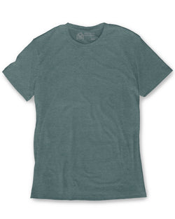 Basic Tee - Non-Branded-Indigo-Regular-Mock--Model---M