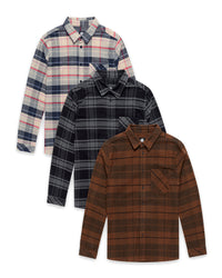 Custom 3 Pack Fairbanks Flannel-front