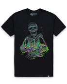 Acid Bones Glow-in-the-Dark Tee-Black-Regular-Mock--Model---L