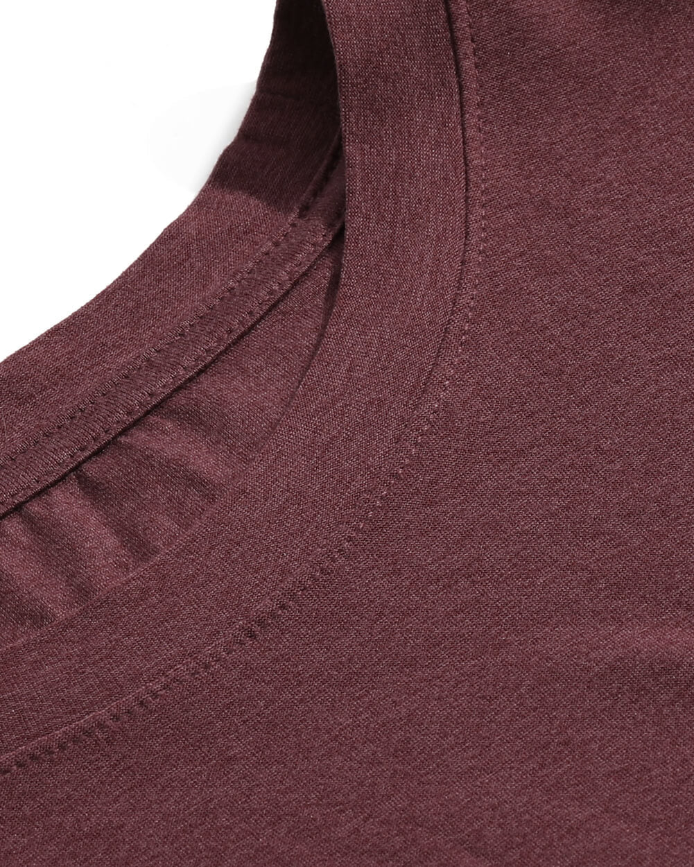 Long Sleeve Active Tee - Branded-Maroon-Detail1