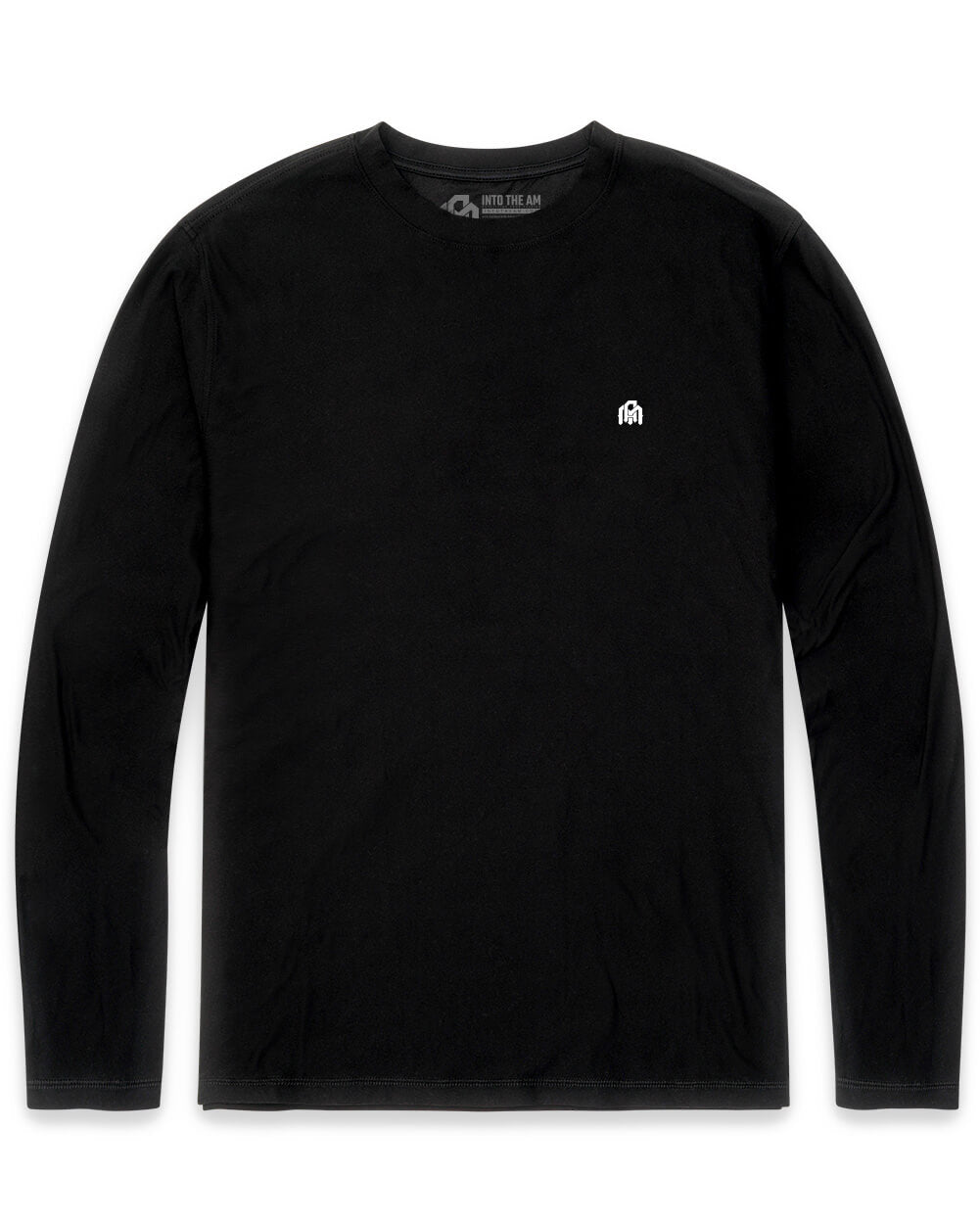Long Sleeve Active Tee - Branded-Black-Mock