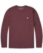 Long Sleeve Active Tee - Branded-Maroon-Regular--Mock--Model---L