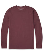Long Sleeve Active Tee - Non-Branded-Maroon-Regular-Mock--Model---L
