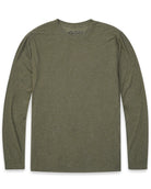 Long Sleeve Active Tee - Non-Branded-Olive Green-Regular-Mock--Model---L