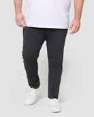 All Day Pants - Straight Fit-Charcoal-30"-Plus-Front--Model---40