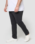All Day Pants - Straight Fit-Charcoal-33"-Plus-Front--Model---40