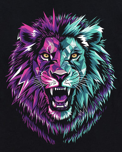 Alpha Roar Tee-Black-Regular-Swatch--Model---L