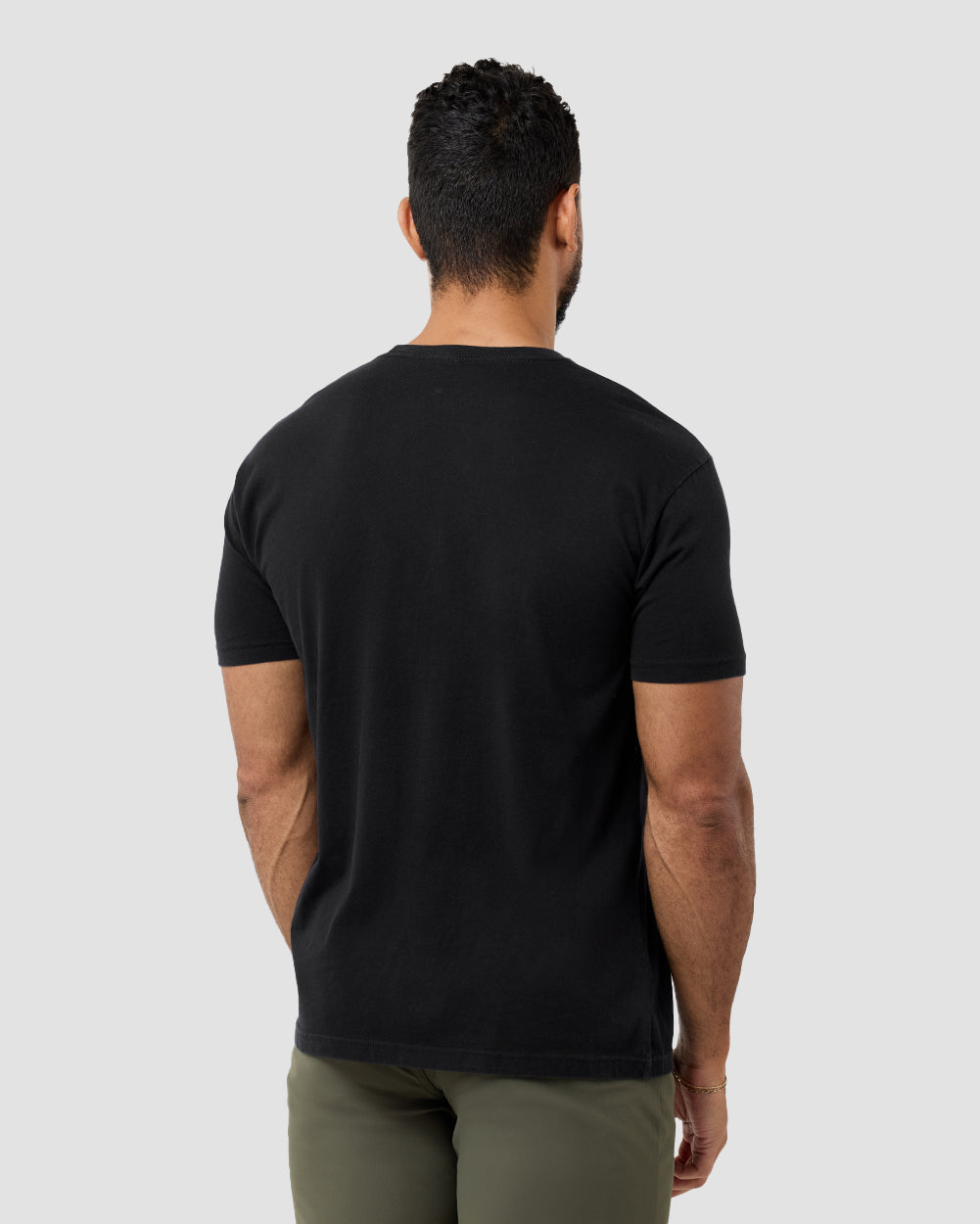 Amber Coast Vintage Tee-Vintage Black-Regular-Back--Model---L