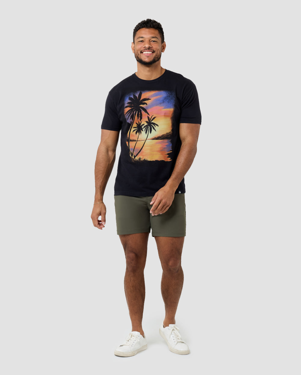 Amber Coast Vintage Tee-Vintage Black-Regular-Full--Model---L