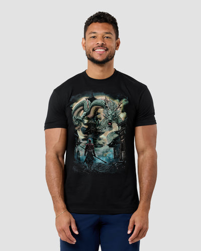 Ancient Fury Glow-in-the-Dark Tee-Black-Regular-Front--Model---L