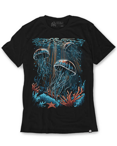 Aqua Dance Glow-in-the-Dark Tee-Black-Regular-Mock--Alex---M