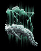 Astral Departure Glow-in-the-Dark Tee-Black-Regular-Swatch--Model---L