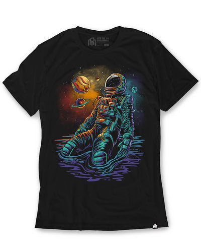 Astral Surrender Tee-Black-Front