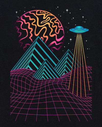Astro Glyphs Tee-Black-Regular-Swatch--Model---L
