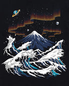 Aurora Heights Tee-Black-Regular-Swatch--Model---L