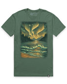 Aurora Lake Tee-Royal Pine-Regular-Mock--Model---L