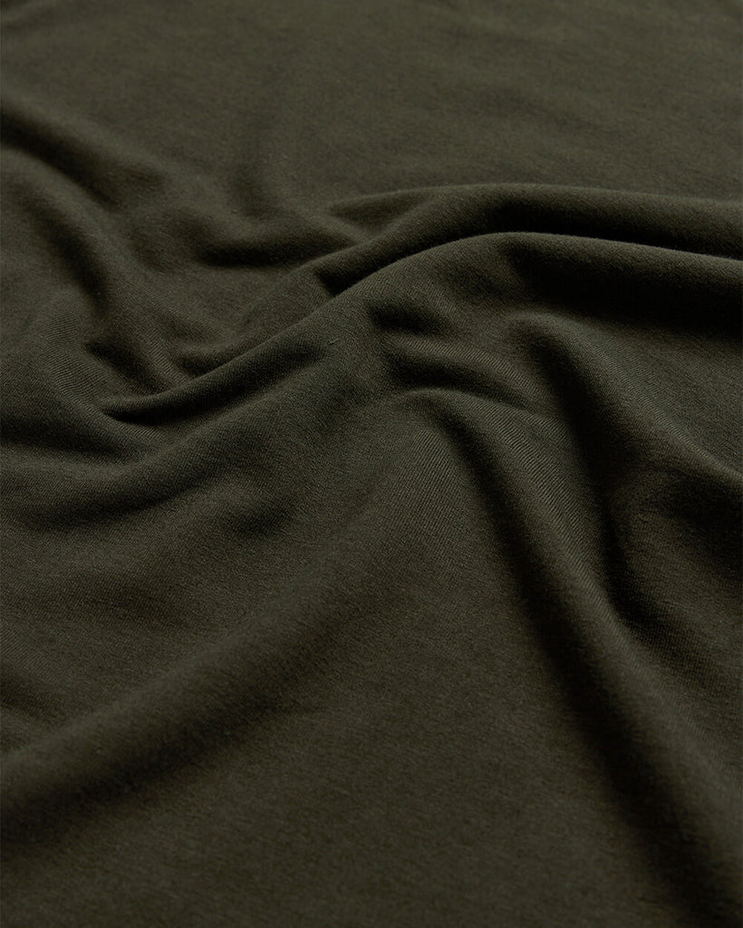 Crewneck Sweatshirt - Non-Branded-Midnight Olive-Regular-Detail3--Zac---L