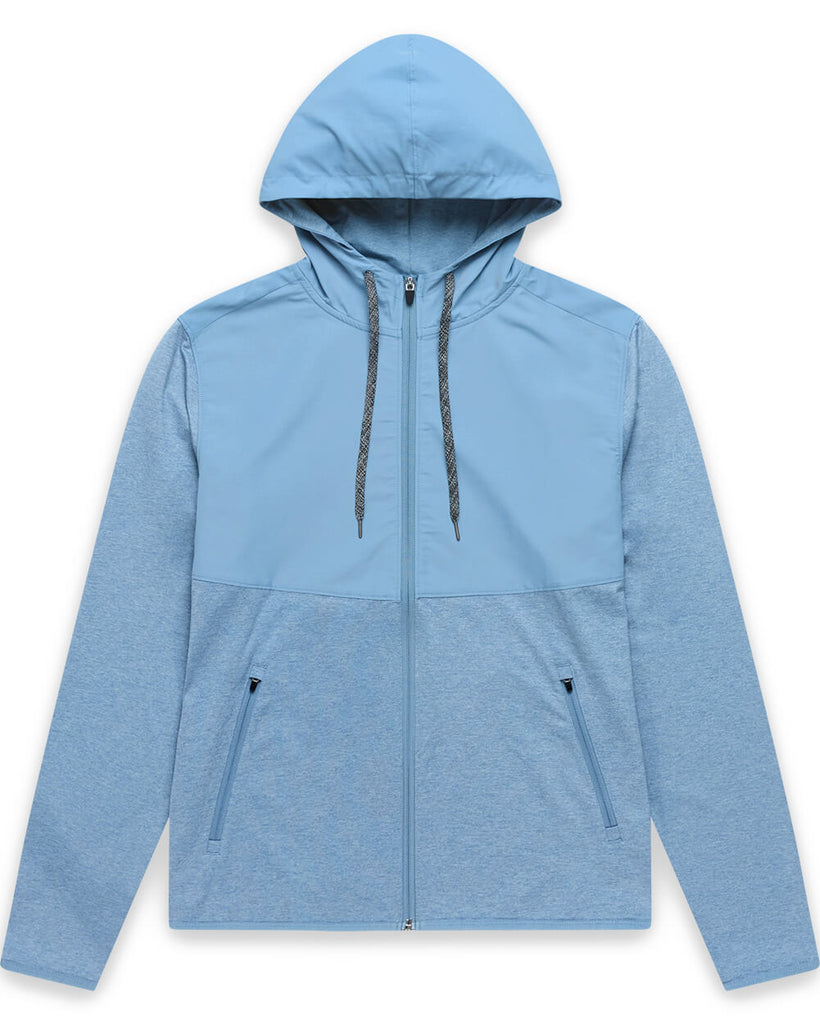 Daybreak Performance Jacket - Non-Branded-Dusty Blue-Regular-Mock--Zac---L