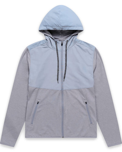 Daybreak Performance Jacket-Grey-Regular-Mock--Model---L