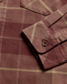 Fairbanks Flannel-Brick Plaid-Regular-Detail--Model---L