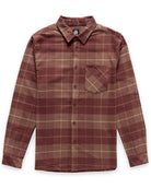 Fairbanks Flannel-Brick Plaid-Regular-Mock--Model---L