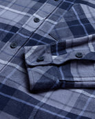 Fairbanks Flannel-Indigo Multi-Regular-Detail--Model---L