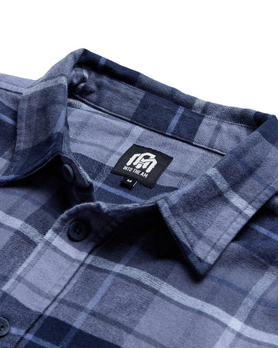 Fairbanks Flannel-Indigo Multi-Regular-Detail--Model---L