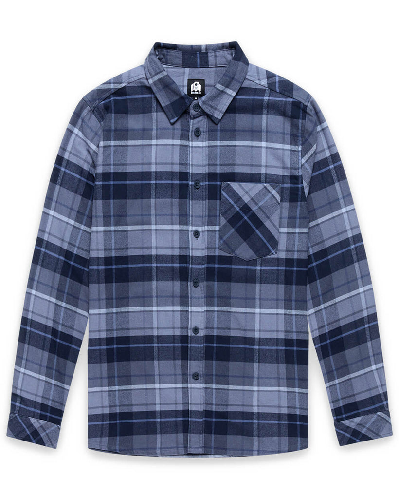 Fairbanks Flannel-Indigo Multiplaid-Regular-Mock--Zac---L