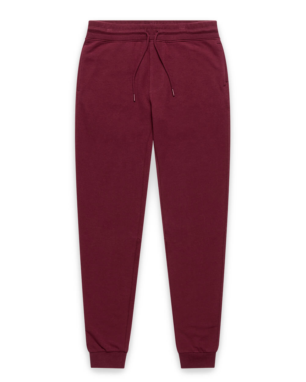 Fleece Joggers - Non-Branded-Dark Maroon-Regular-Mock--Zac---32