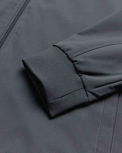 Heritage Bomber Jacket-Charcoal-Regular-Detail--Zac---L