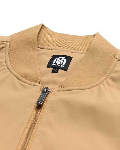 Heritage Bomber Jacket-Khaki-Regular-Detail--Zac---L
