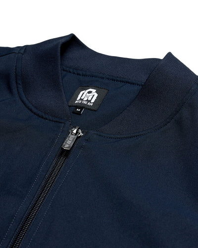 Heritage Bomber Jacket-Navy-Regular-Detail--Zac---L