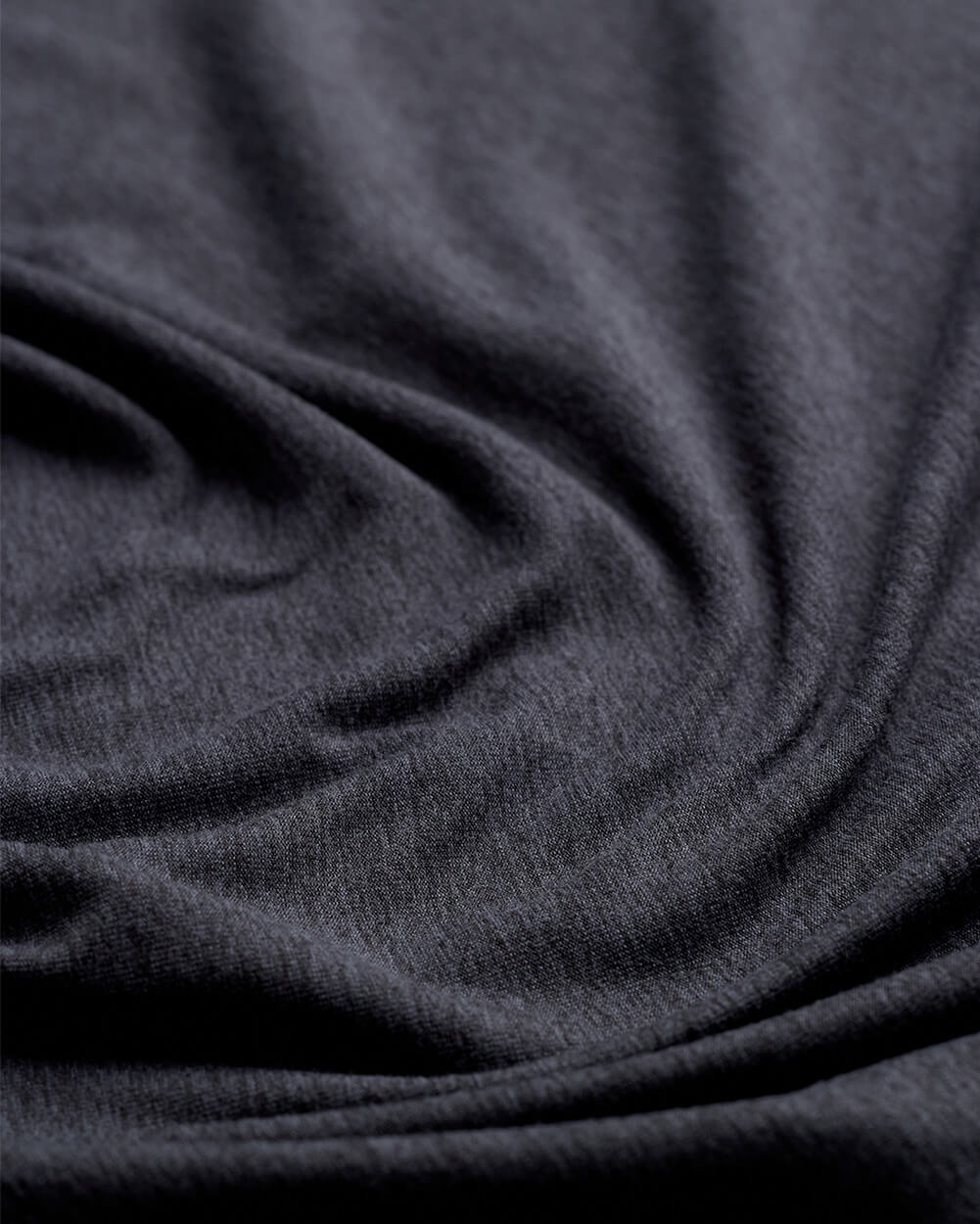 Long Sleeve Hooded Active Tee-Charcoal-Regular-Detail--Model---L