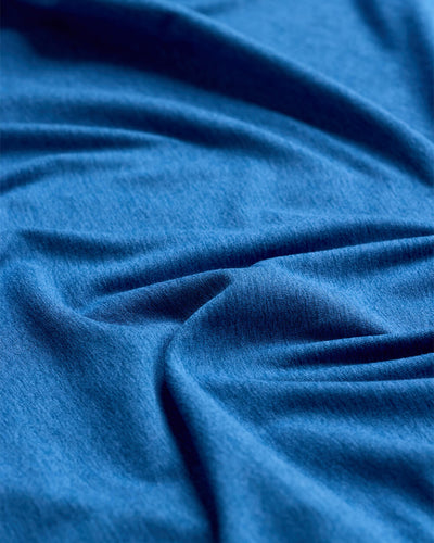 Long Sleeve Hooded Active Tee - Non-Branded-Cool Blue-Regular-Detail3--Zac---L