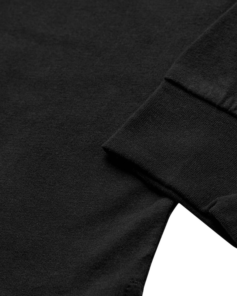 Long Sleeve Polo - Non-Branded-Black-Regular-Detail--Zac---L