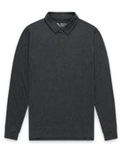 Long Sleeve Polo - Non-Branded-Charcoal-Regular-Mock--Model---L