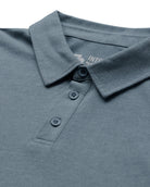 Long Sleeve Polo - Non-Branded-Indigo-Tall-Regular-Detail2--Model---L