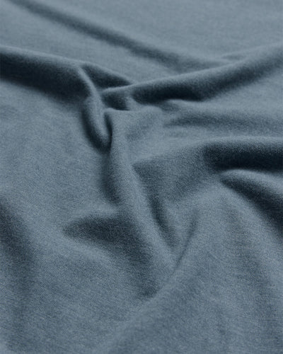 Long Sleeve Polo - Non-Branded-Indigo-Tall-Regular-Detail3--Model---L