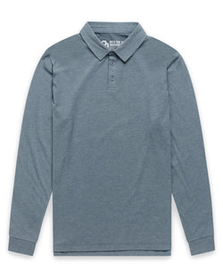 Long Sleeve Polo - Non-Branded-Indigo-Regular-Mock--Zac---L