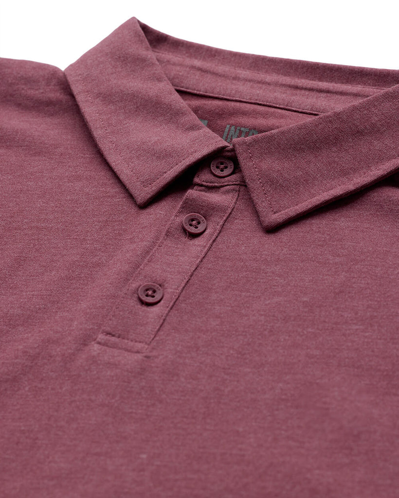 Long Sleeve Polo - Non-Branded-Maroon-Regular-Detail2--Zac---L